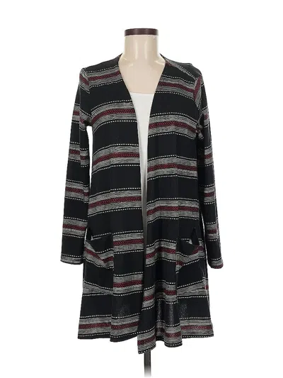 Pre-owned Lularoe Cardigan Sweater In Black