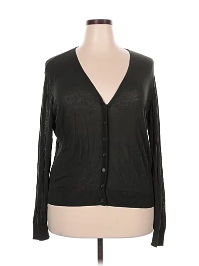 Pre-owned Lularoe Cardigan Sweater In Black