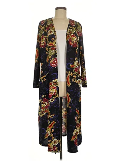 Pre-owned Lularoe Cardigan Sweater In Black