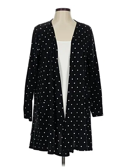 Pre-owned Lularoe Cardigan Sweater In Black