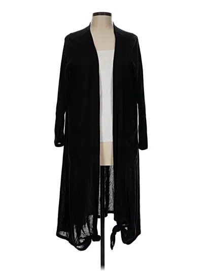 Pre-owned Lularoe Cardigan Sweater In Black