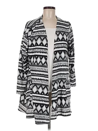 Pre-owned Lularoe Cardigan Sweater In Black