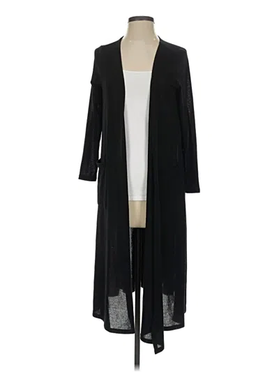 Pre-owned Lularoe Cardigan Sweater In Black