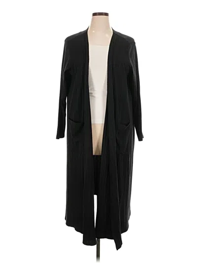 Pre-owned Lularoe Cardigan Sweater In Black