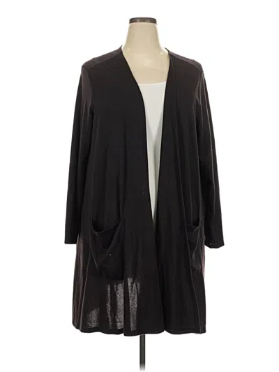 Pre-owned Lularoe Cardigan Sweater In Black