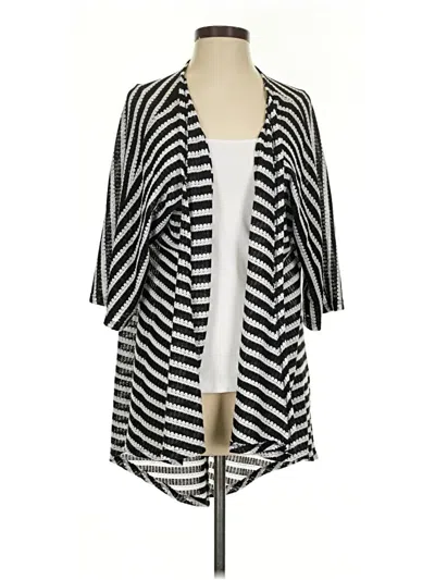 Pre-owned Lularoe Cardigan Sweater In Black