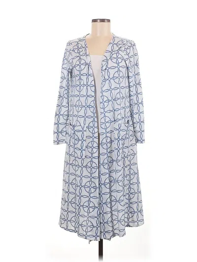 Pre-owned Lularoe Cardigan Sweater In Blue