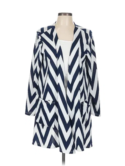 Pre-owned Lularoe Cardigan Sweater In Blue