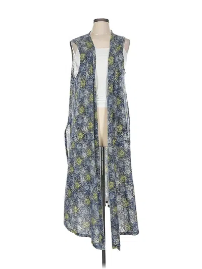 Pre-owned Lularoe Cardigan Sweater In Blue