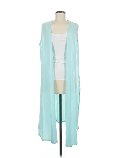 Pre-owned Lularoe Cardigan Sweater In Blue