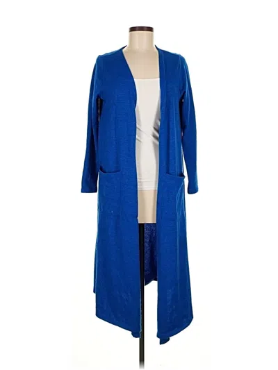 Pre-owned Lularoe Cardigan Sweater In Blue