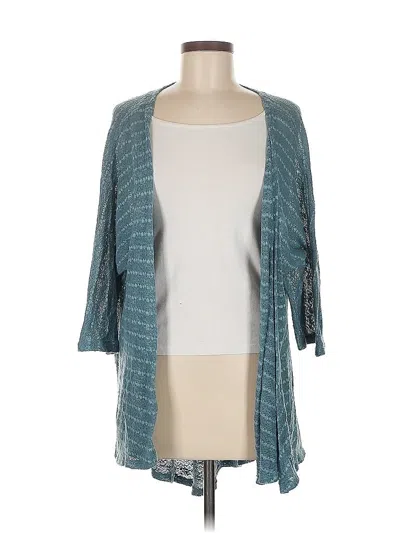 Pre-owned Lularoe Cardigan Sweater In Blue