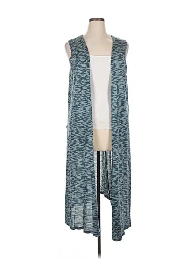 Pre-owned Lularoe Cardigan Sweater In Blue