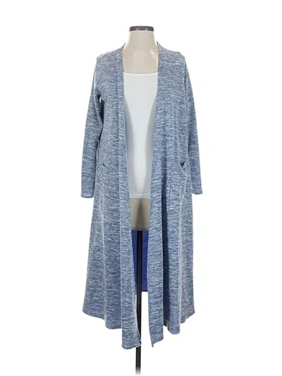 Pre-owned Lularoe Cardigan Sweater In Blue