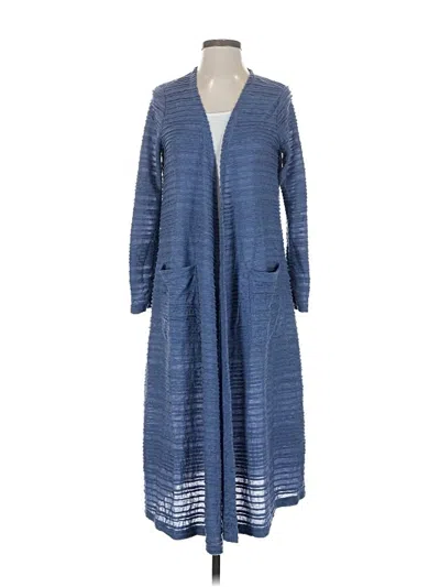 Pre-owned Lularoe Cardigan Sweater In Blue
