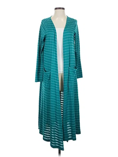 Pre-owned Lularoe Cardigan Sweater In Blue