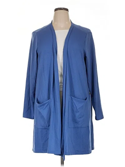 Pre-owned Lularoe Cardigan Sweater In Blue