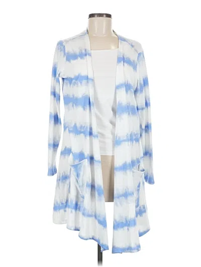 Pre-owned Lularoe Cardigan Sweater In Blue