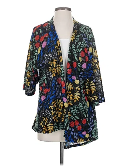 Pre-owned Lularoe Cardigan Sweater In Blue
