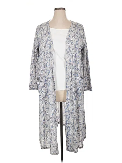 Pre-owned Lularoe Cardigan Sweater In Blue