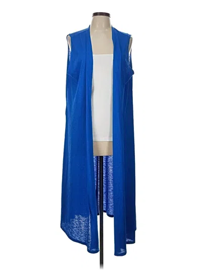 Pre-owned Lularoe Cardigan Sweater In Blue