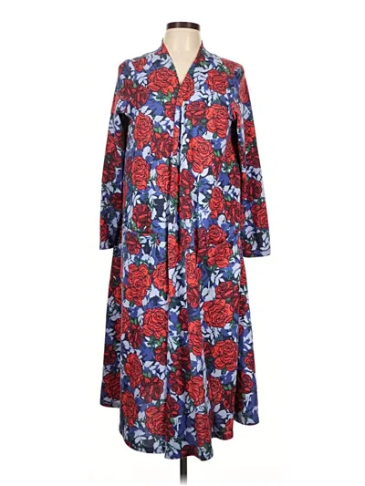 Pre-owned Lularoe Cardigan Sweater In Blue