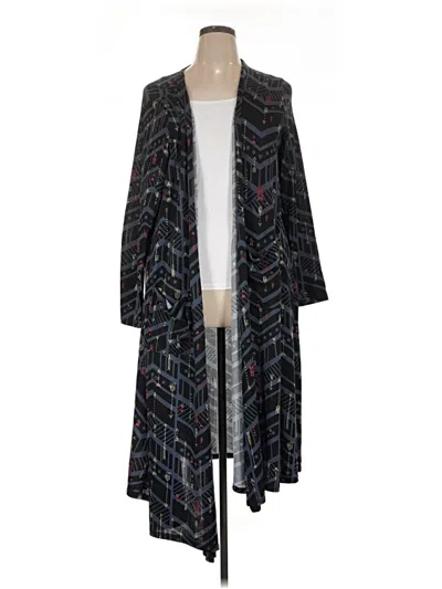 Pre-owned Lularoe Cardigan Sweater In Blue