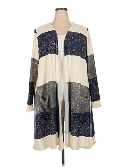 Pre-owned Lularoe Cardigan Sweater In Blue