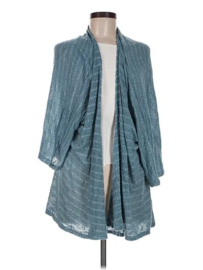 Pre-owned Lularoe Cardigan Sweater In Blue