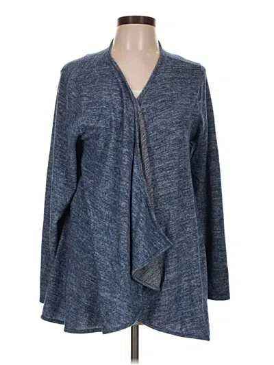 Pre-owned Lularoe Cardigan Sweater In Blue