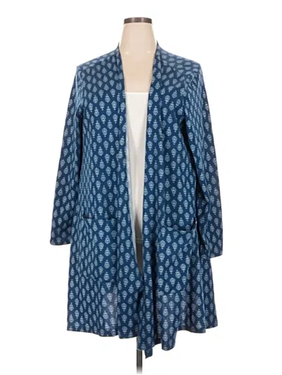 Pre-owned Lularoe Cardigan Sweater In Blue