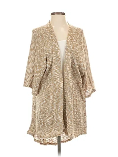 Pre-owned Lularoe Cardigan Sweater In Brown