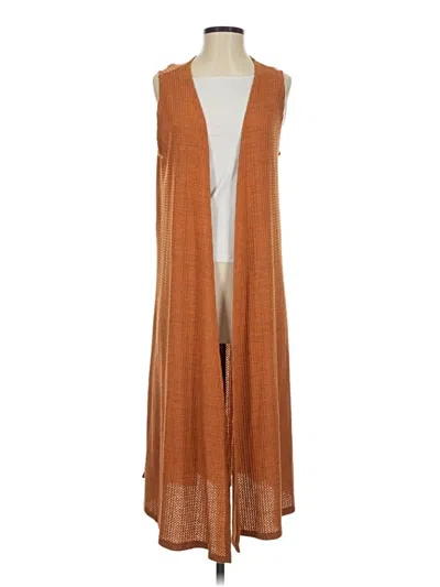 Pre-owned Lularoe Cardigan Sweater In Brown