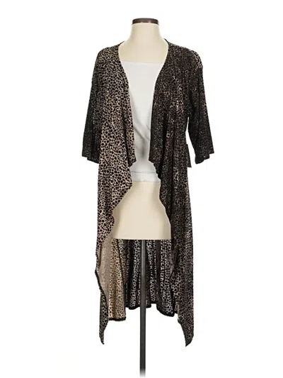 Pre-owned Lularoe Cardigan Sweater In Brown