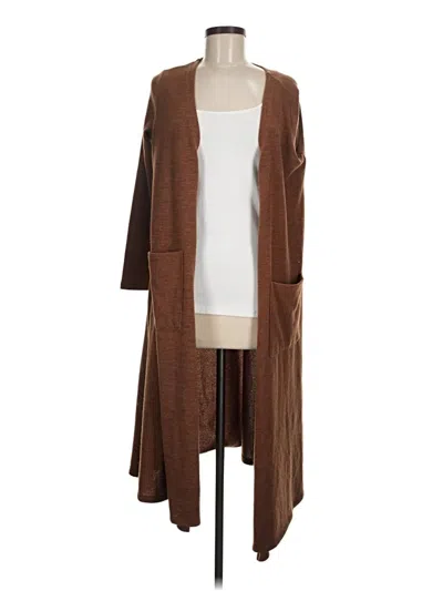 Pre-owned Lularoe Cardigan Sweater In Brown