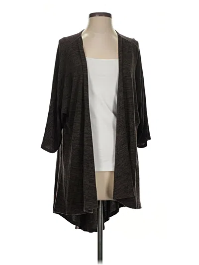 Pre-owned Lularoe Cardigan Sweater In Brown