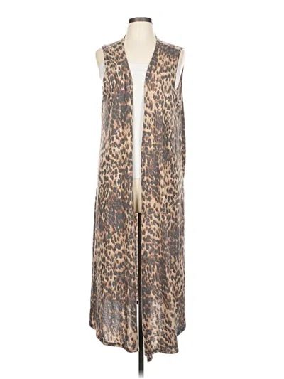 Pre-owned Lularoe Cardigan Sweater In Brown