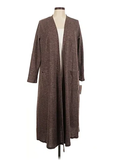 Pre-owned Lularoe Cardigan Sweater In Brown