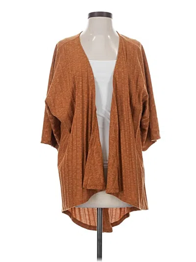 Pre-owned Lularoe Cardigan Sweater In Brown