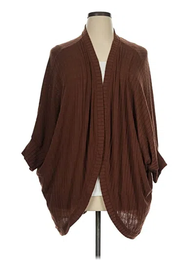 Pre-owned Lularoe Cardigan Sweater In Brown
