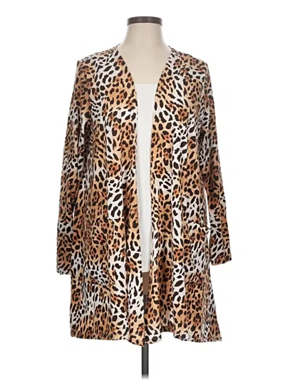 Pre-owned Lularoe Cardigan Sweater In Brown