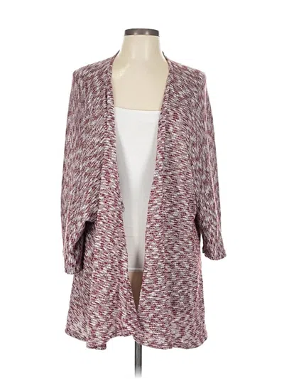 Pre-owned Lularoe Cardigan Sweater In Burgundy