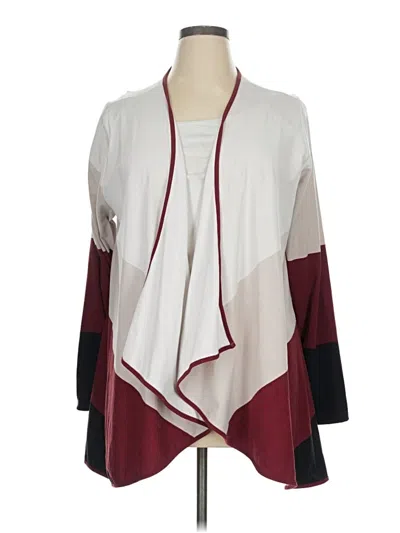 Pre-owned Lularoe Cardigan Sweater In Burgundy