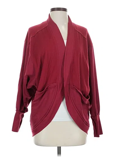 Pre-owned Lularoe Cardigan Sweater In Burgundy
