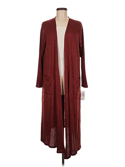 Lularoe Cardigan Sweater In Burgundy