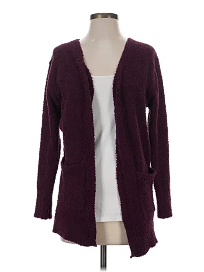 Pre-owned Lularoe Cardigan Sweater In Burgundy