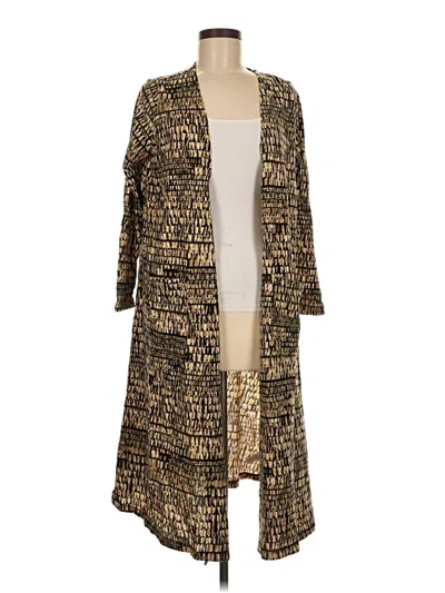 Lularoe Cardigan Sweater In Gold