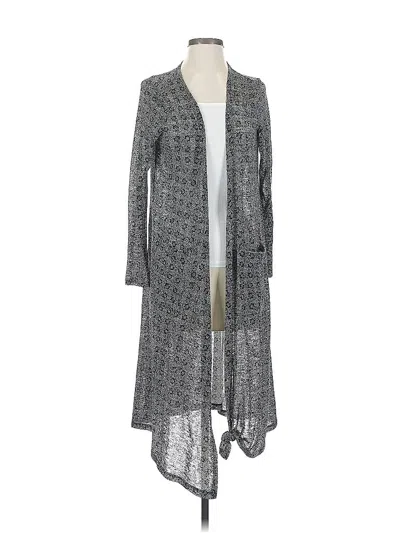 Pre-owned Lularoe Cardigan Sweater In Gray