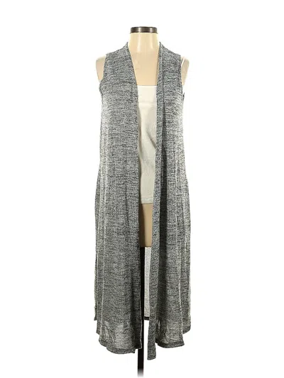 Pre-owned Lularoe Cardigan Sweater In Gray
