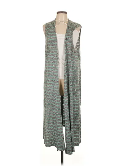 Pre-owned Lularoe Cardigan Sweater In Gray